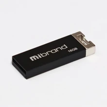 USB-флешка Mibrand 16GB Сhameleon Black USB 2.0 (MI2.0/CH16U6B): Стандарт USB USB 2.0