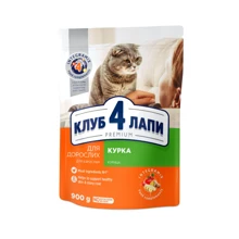 Сухой корм Club 4 Paws Premium Adult cats для взрослых кошек с курицей 0.9 кг (4820083909139): Тип Сухой корм
