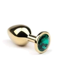 Анальная пробка Gold Emerald (размер S): Для кого Унисекс
