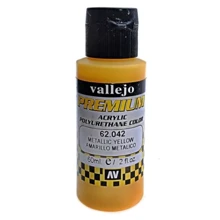 Краска Vallejo акрил-полиуретановая Premium Color металлик желтый (VLJ62042): Производитель Vallejo