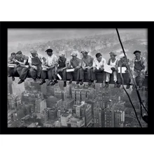 Настенный декор Постер в раме Pyramid International Lunch on a Skyscraper 30х40см (FP10337P-PL): Производитель Pyramid International