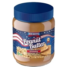 Паста Bon Nutts арахісова м'яка 340 г (3770015887343): Вага нетто 340 г