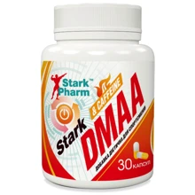 Stark Pharm Stark DMAA / Caffeine 100 mg / 200 mg DMAA з кофеїном 30 капсул: Форма випуску Капсулы