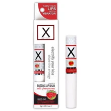 Стимулюючий бальзам для губ унісекс Sensuva - X on the Lips Strawberry з феромонами, полуниця: Форма випуску Бальзам для губ