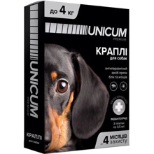 Капли от блох и клещей Unicum Premium для собак 0-4 кг имидаклоприд 10% (UN-006): Тип Капли