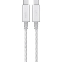 Кабель Moshi Cable USB-C to USB-C with Smart LED Integra 2m Jet Silver (99MO084245): Тип USB-C - USB-C