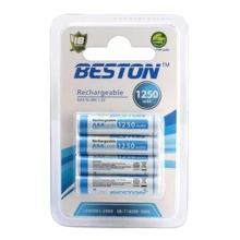 Акумулятор BESTON AAA 1250 mAh NiMH (4pcs): Сумісність універсальний