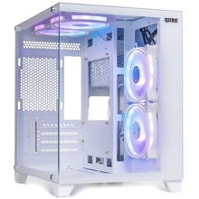 Корпус QUBE REEF ARGB White (REEF_GMNU3): Форм-фактор материнської плати MicroATX/Mini-ITX
