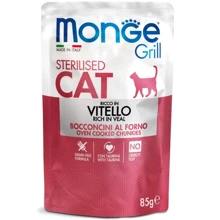 Влажный корм для котов Monge Cat Grill Sterilised телятина 0.085 кг (70013642): Тип Влажный корм