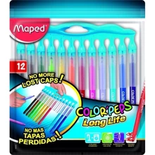 Фломастери Maped COLOR PEPS LONG LIFE Innovation, 12 кольорів (MP.845045): Тип Cтандарт