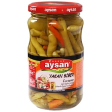 Перець гострий консервований Aysan Якан 370 г (8694205011002): Вага нетто 370 г