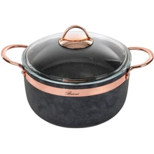 Кастрюля Brioni Antrasite Copper 24 см 5 л (764-006): Тип Традиционная