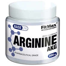 Амінокислота для спорту FitMax Base Arginine AKG 200 g / 80 servings / Unflavored: Смак Без смаку