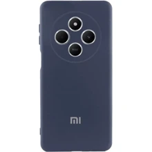 Чехол для телефонов Lakshmi Premium Silicone Case with Logo Full Camera Midnight Blue for Xiaomi Redmi 14C / Poco C75: Совместимость Xiaomi Redmi 14C / Poco C75