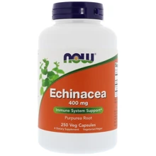 NOW Foods Echinacea 400 mg 250 caps: Форма выпуска Капсулы