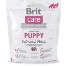 Сухой корм для щенков и молодых собак Brit Care GF Puppy Salmon & Potato с лососем 1 кг (8595602510078): Тип Сухой корм