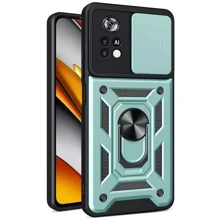 Чехол для телефонов Mobile Case Camshield Serge Ring Green for Xiaomi Poco M4 Pro 4G: Совместимость Xiaomi Poco M4 Pro 4G