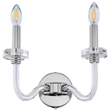 Бра Nowodvorski 8155 Hampton Е14 2x40W IP20 Chrom: Тип Бра