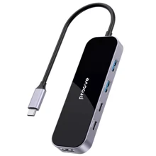 Адаптер Proove Adapter Shadow USB-C to 2xUSB3.0+2xUSB-C+HDMI Dark Gray (HBSW10221205): Колір серый