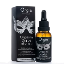 Возбуждающие капли для клитора Orgie Orgasm Drops Intense, 30 мл, тепло-холод, вкус яблока: Форма выпуска Капли