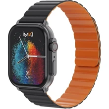 Смарт-часы iMiki SF1 Black Magnetic Strap: Дисплей 2.01" Super AMOLED (410x502) / 2.5D High Hardened Glass