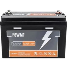 Аккумуляторная батарея PowMr 12.8V 100Ah Lifepo4 (POW-100AH-12V): Тип LiFePO4