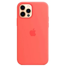 Чехол для iPhone TPU Silicone Case Pink Citrus for iPhone 12 Pro Max: Цвет розовый