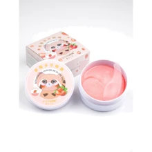 Sersanlove Strawberry Doxorubicin Eye Mask Гидрогелевые патчи с экстрактом клубники 60 шт.: Назначение От темных кругов, От отеков, Увлажнение