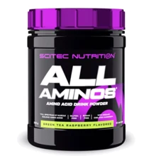 Амінокислота для спорту Scitec Nutrition All Aminos 340 g / 20 servings / green tea raspberry: Смак Малина, Зимовий чай