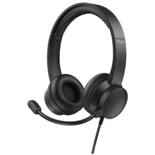 Наушники Trust Rydo On-Ear USB Headset Black (24133): Тип конструкции полноразмерные