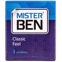 Презервативи Mister Ben Classic Feel, 3 шт: Тип Класичні
