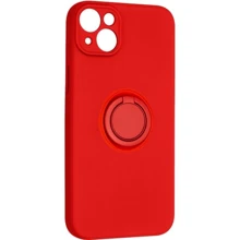 Чехол для iPhone ArmorStandart Icon Ring Red for iPhone 14 Plus (ARM68697): Цвет красный