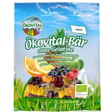 Цукерки желейні Okovital Ведмедики без желатину органічні 80 г (4038857115017): Вага, г 80