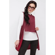 Жилет FashionUp KD-1616A-42 42 бордовий: Склад акрил, бавовна