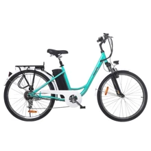 Электрический велосипед Maxxter CITY 26" (светло синий): Цвет голубой