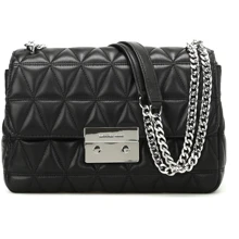 Женская сумка через плечо Michael Kors Sloan Lg Chain Shldr черная 30S7SSLL3L001): Пол Женский