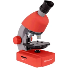 Мікроскоп Bresser Junior 40x-640x Red з набором для дослідів та адаптером для смартфона (8851300E8G000): Тип Оптические