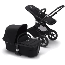 Універсальна коляска 2 в 1 Bugaboo Fox 2 BLACK / BLACK, рама чорна, чорний (230122ZW01): Тип коляски універсальна коляска (2-в-1)