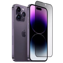 Защитное стекло для iPhone ZK Premium Tempered Glass 2.5D Anti-spy 0.26mm Black for iPhone 14 Pro: Тип защиты экрана на экран