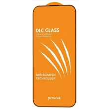 Защитное стекло для iPhone Proove Tempered Glass DLC Black for iPhone 16 Pro: Тип защиты экрана на экран
