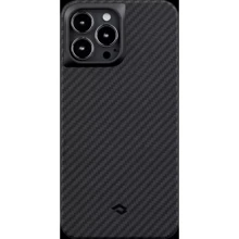 Чехол для iPhone Pitaka New MagEZ Case Pro Twill Black/Grey (KI1301PMP) for iPhone 13 Pro Max: Цвет черный