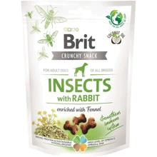 Лакомство Brit Care Dog Crunchy Cracker Insects with Rabbit для собак для иммунитета, насекомые, кролик и фенхель 200 г (8595602551460): Производитель Brit Care
