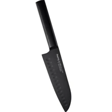 Нож Сантоку Fissman SHINTO black 18 см (2431): Лезвие Нержавеющая сталь