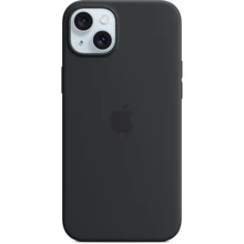 Чехол для iPhone Apple iPhone 15 Plus Silicone Case with MagSafe - Black (MT103ZM/A): Цвет черный