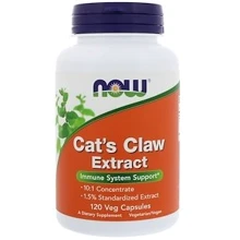 NOW Foods Cat's Claw Extract 120 veg caps: Форма выпуска Капсулы