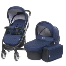 Коляска универсальная 4Baby 2в1 Atomic Duo XVII (Navy Blue): Тип коляски универсальная коляска (2-в-1)