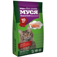 Сухий корм для котів Муся Класичний 10 кг (4820097803713): Тип Сухий корм