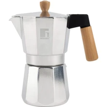 Кофеварка гейзерная Bergner Coffee & tea lovers 300 мл (BG-38197-MM): Цвет нержавеющая сталь