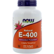 NOW Foods Vitamin E-400 DA 250 SGELS Витамин Е-400: Тип Витамин E