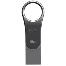 USB-флешка Silicon Power 32GB Mobile C80 USB 3.0 Silver (SP032GBUC3C80V1S): Стандарт USB USB 3.0